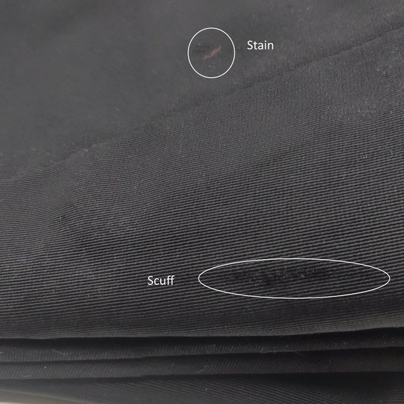 Vintage 1960s Crown Lewis Black Rayon Trapezoid Handbag Purse - Picture 7 of 9